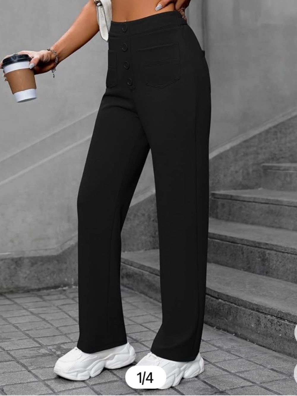 Woman's Business Casual Work Pants, Size L, NWT
